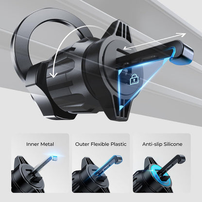 Μαγνητική Βάση Αυτοκινήτου Lisen, Παγκόσμια, Μαύρη YL0223110033