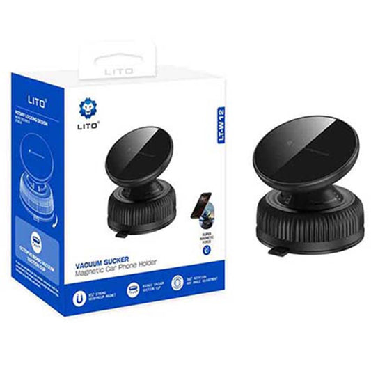 Μαγνητική Βάση Αυτοκινήτου Lito LT-W12, Παντού, Μαύρη