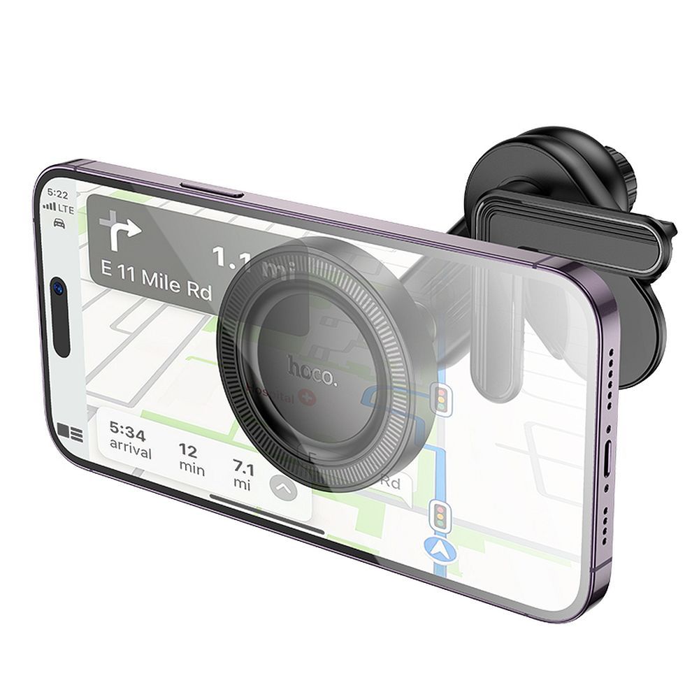 Magnetic Car Holder MagSafe HOCO H57, Universal, Black