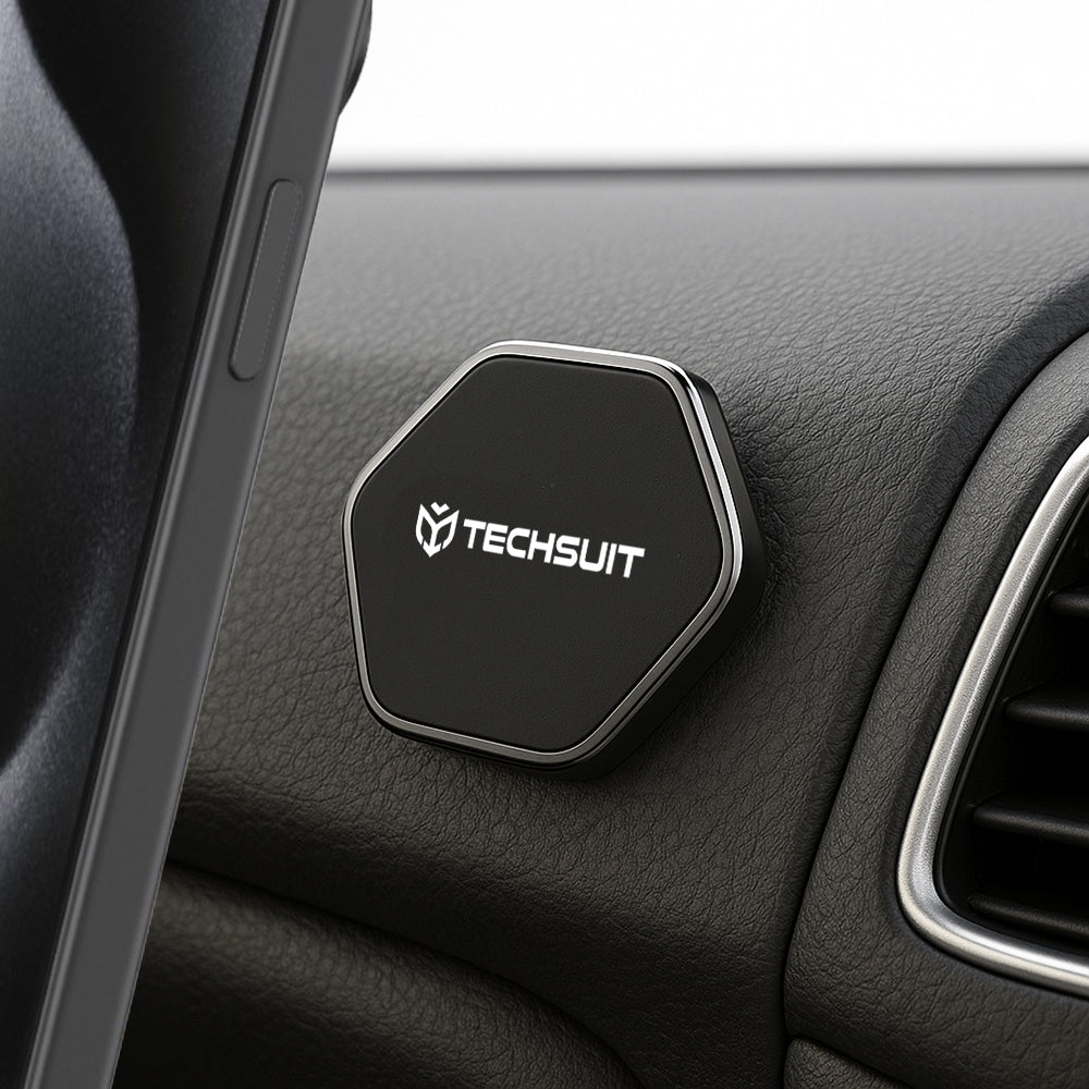 Μαγνητική Βάση Αυτοκινήτου Techsuit HOLD210-C, Παγκόσμια, Μαύρη