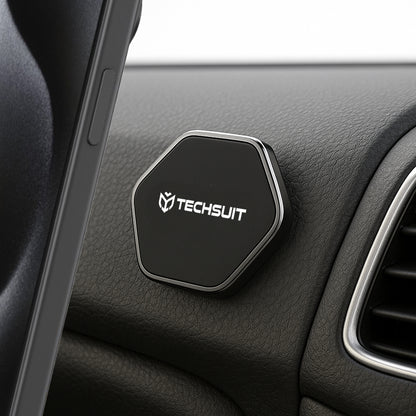 Μαγνητική Βάση Αυτοκινήτου Techsuit HOLD210-C, Παγκόσμια, Μαύρη