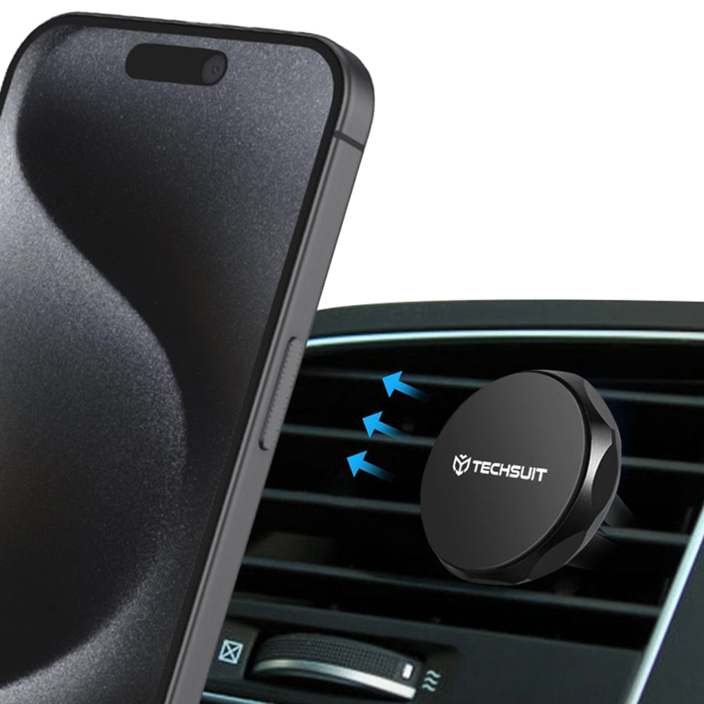Μαγνητική Βάση Αυτοκινήτου Techsuit S9, Παγκόσμια, Ασημί