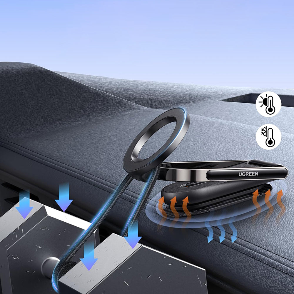 Μαγνητική Βάση Αυτοκινήτου UGREEN LP924 (65186), Παγκόσμια, Μαύρη