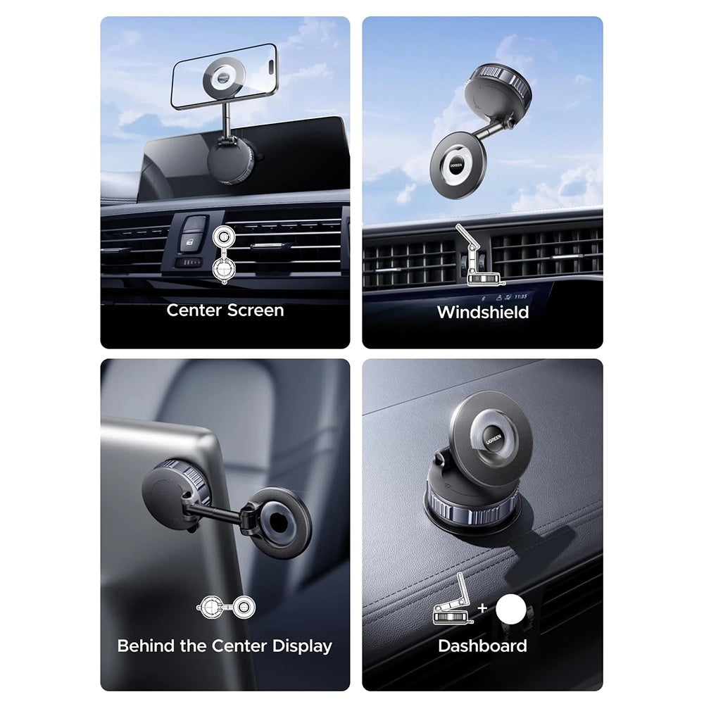 UGREEN LP970 (75666) Universal Magnetic Car Holder, Black