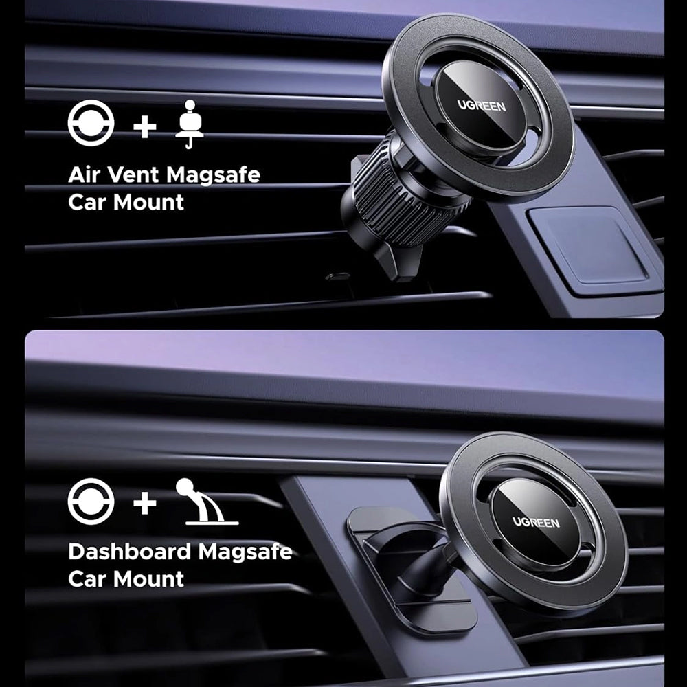 Μαγνητική Βάση Αυτοκινήτου UGREEN LP986 (85397), Παγκόσμια, Μαύρη