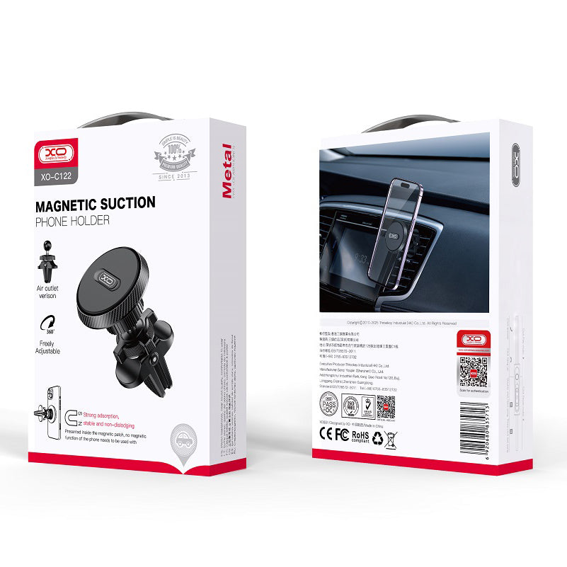 Μαγνητική Βάση Αυτοκινήτου XO Design C122, Παγκόσμια, Μαύρη