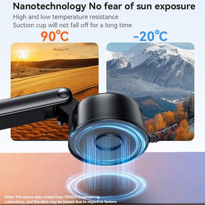 Μαγνητική Βάση Αυτοκινήτου Yesido C266, Παγκόσμια, Μαύρη