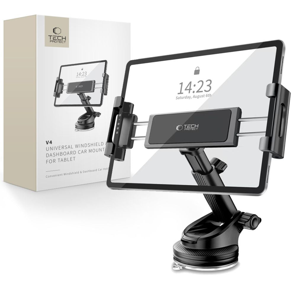 Βάση Αυτοκινήτου Tech-Protect V4 για Τάμπλετ, 141mm - 280mm, Μαύρο