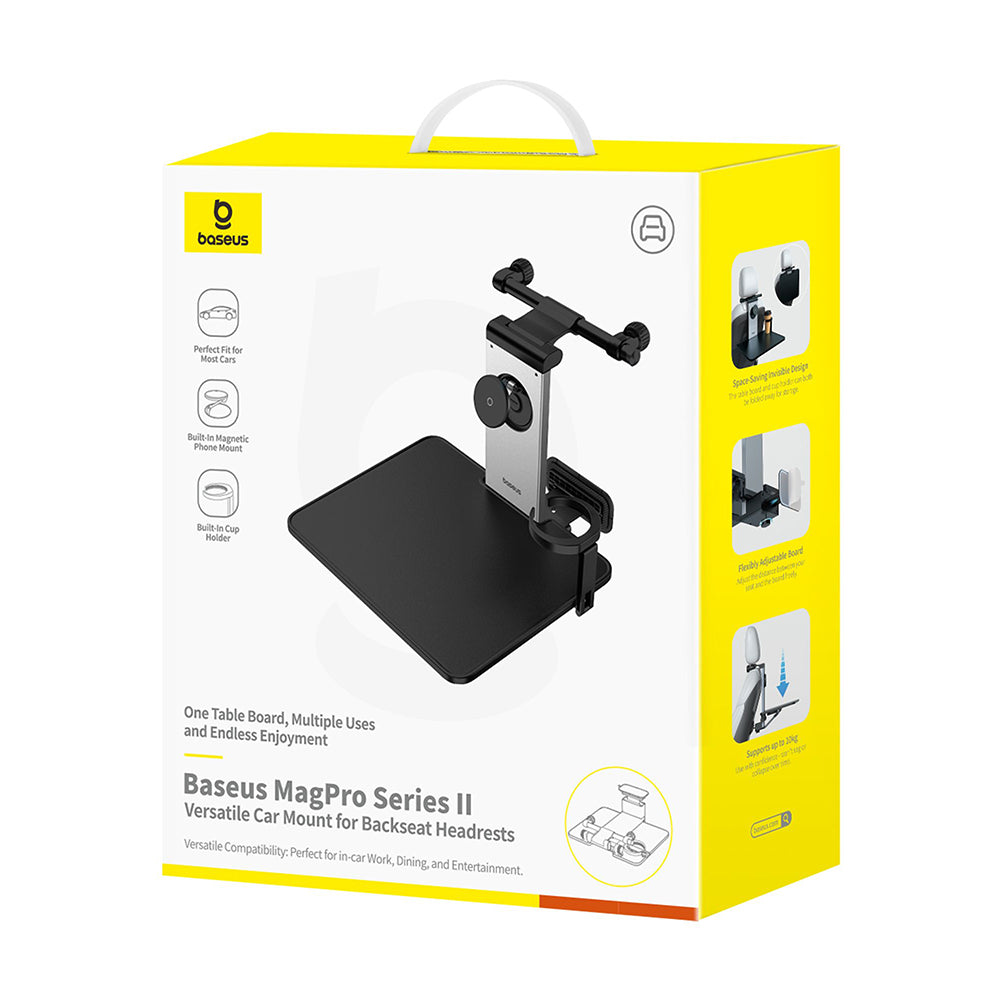Μαγνητική Βάση Αυτοκινήτου για Κεφαλάρι Baseus MagPro II, Παγκόσμια, Μαύρη C40272901121-00