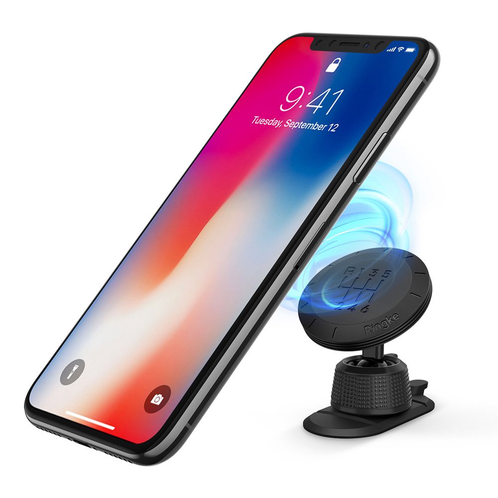 Μαγνητική Βάση Αυτοκινήτου Ringke Gear, Universal, Μαύρο