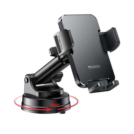 Βάση Αυτοκινήτου Yesido C173, 4.7inch - 7.2inch, Μαύρο