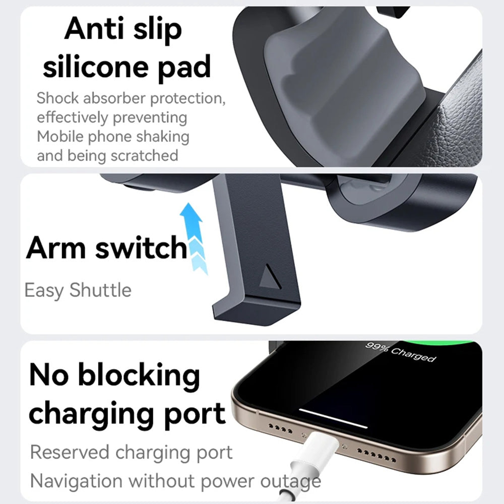 Βάση Αυτοκινήτου Yesido C240, Παγκόσμια, Μαύρη