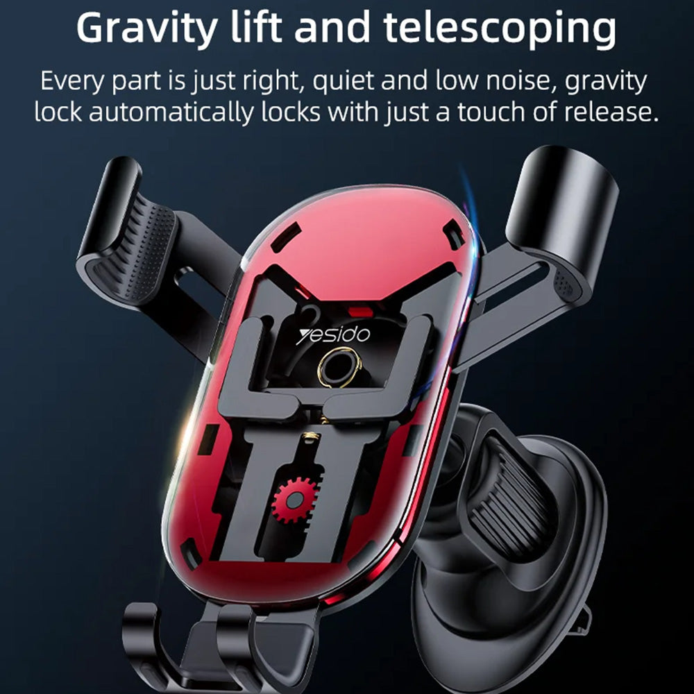 Βάση Αυτοκινήτου Yesido C243, Παγκόσμια, Μαύρη