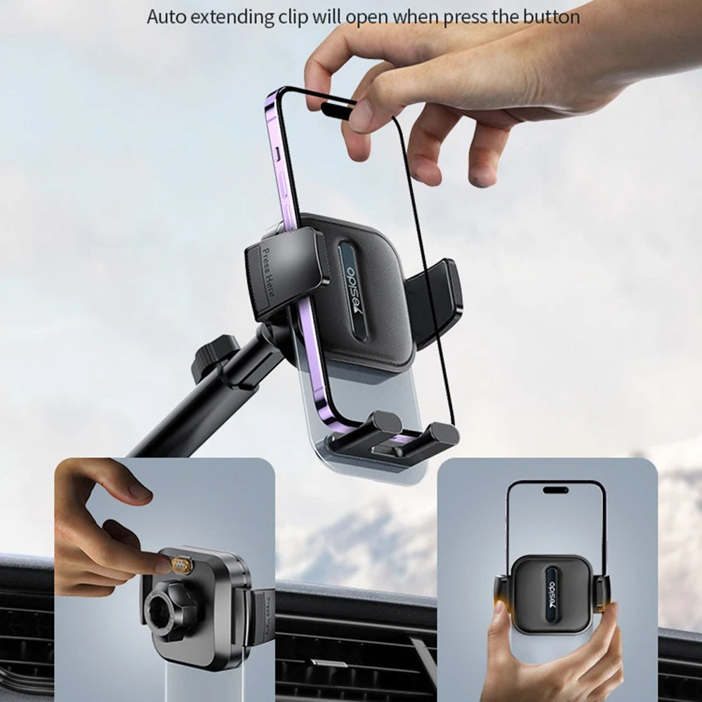 Βάση Αυτοκινήτου Yesido C261, Παγκόσμια, Μαύρη