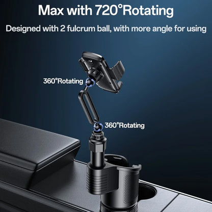 Yesido C273 Car Holder, 4.7inch - 7.2inch, Black