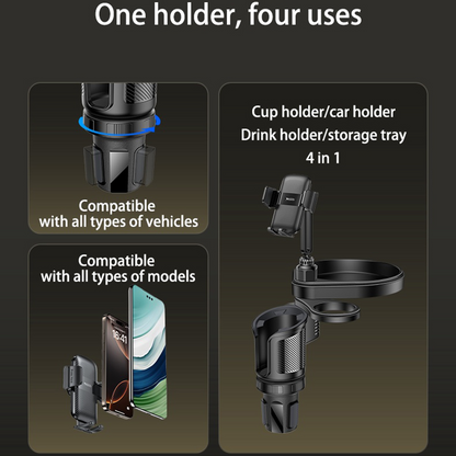 Yesido C274 Car Mount, 4.7inch - 7.2inch, Black, Resealed