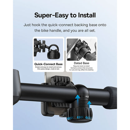 Βάση Ποδηλάτου Baseus GoTrip, 5.7inch - 7.2inch, Μαύρο C40572301111-00