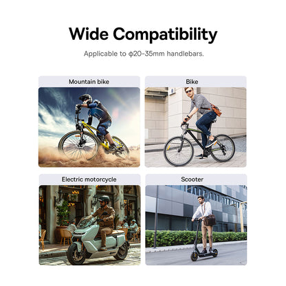 Βάση Ποδηλάτου Baseus PrimeTrip, Παγκόσμια, Μαύρη, Ανακατασκευασμένη C40569000121-00