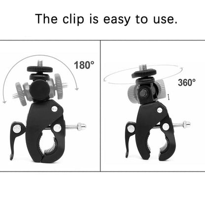 Βάση Ποδηλάτου Κάμερας Sport Techsuit CAL07 για GoPro, Μαύρο