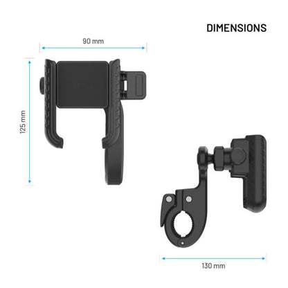 Βάση Ποδηλάτου Fixed Bikee Plus Vista, Παγκόσμια, Μαύρη