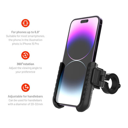 Βάση Ποδηλάτου Fixed FIXBIP, Παγκόσμια, Μαύρη