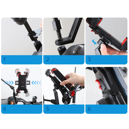 Βάση Ποδηλάτου Joyroom JR-ZS288-m, 4.7inch - 7inch, Μαύρο