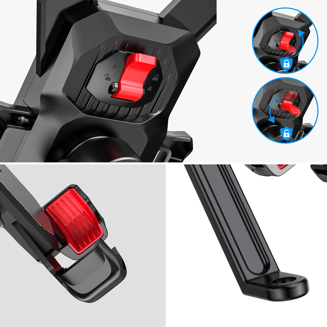 Βάση Ποδηλάτου Joyroom JR-ZS288-m, 4.7inch - 7inch, Μαύρο
