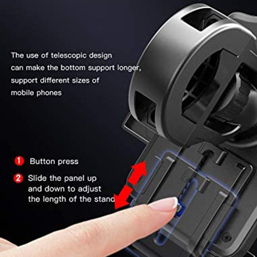 Yesido C94 Bicycle Holder, 4inch - 6.5inch, Black