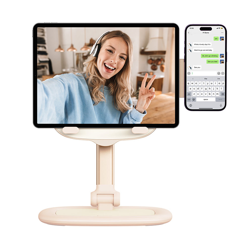 Βάση Γραφείου Baseus Seashell Dual, Universal, Ροζ B10451501411-00