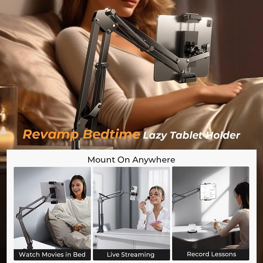 Lisen Desk Stand for Phone / Tablet, 4.7inch - 12.9inch, Black YL0223060007