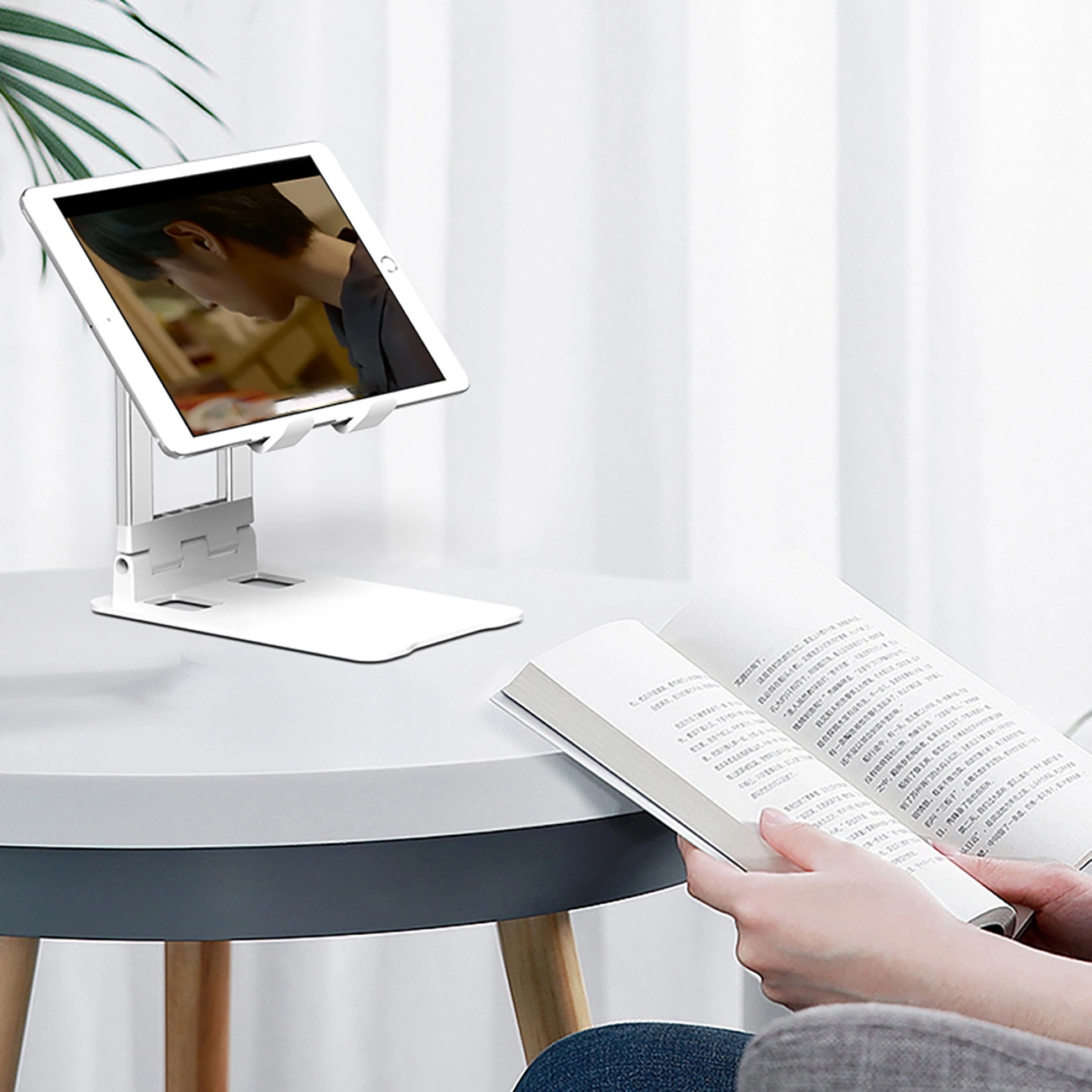 WZK WPT-K28 Desk Stand, Universal, White