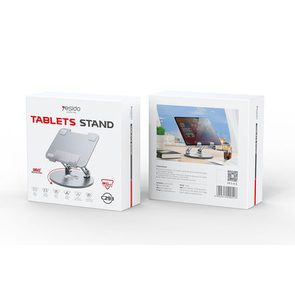 Βάση Γραφείου Yesido C293 για Τηλέφωνο / Ταμπλέτα, 4.5inch - 13inch, Ασημί