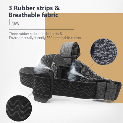 Βάση Κεφαλής Κάμερας Αθλητικής Techsuit JX-003 για GoPro Series, Γκρι