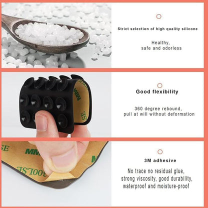 Βάση με Βεντούζες Techsuit SY-PAD, Κίτρινη