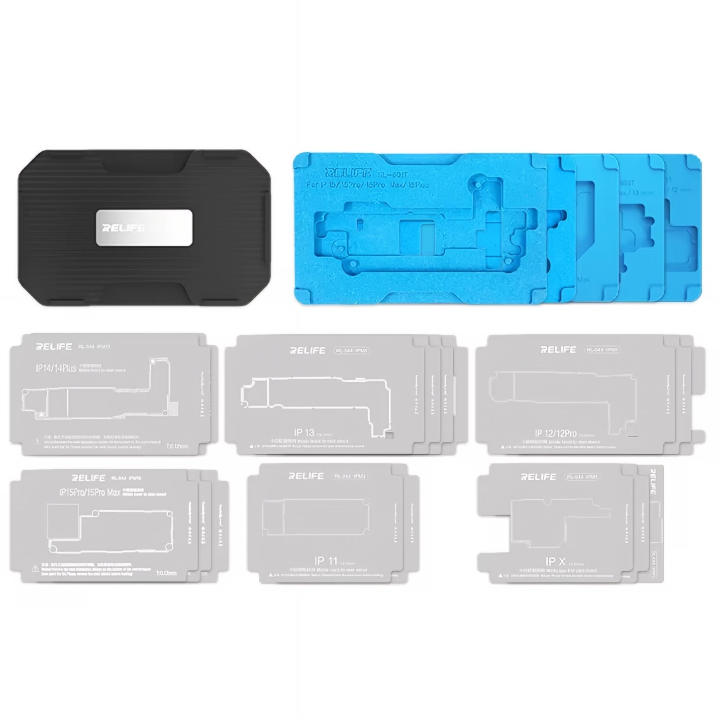 Βάση Εργασίας Reballing Relife RL-601T για Apple iPhone X - 15 Series