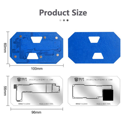 Βάση Εργασίας Reballing Best BST-084 για τη Σειρά Apple iPhone 14