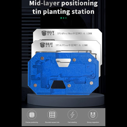 Βάση Εργασίας Reballing Best BST-084 για τη Σειρά Apple iPhone 14