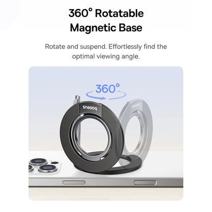 Βάση Δαχτυλιδιού Baseus MagPro 3, Παγκόσμια, Μαύρη Z0004803