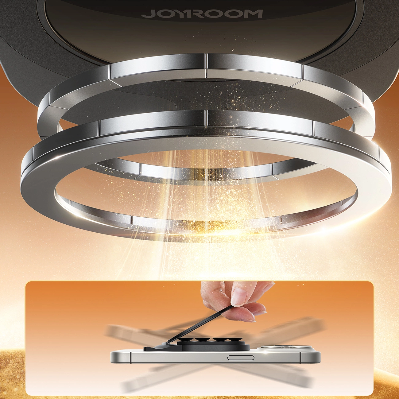 Joyroom JR-ZS418 Ring Holder, Universal, Black