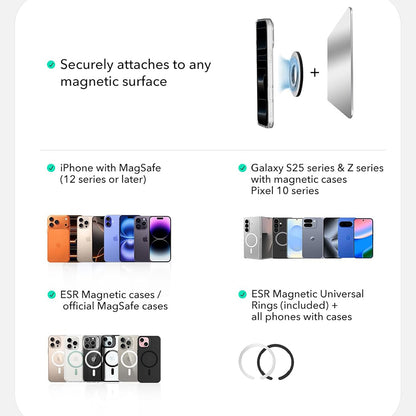 ESR HaloLock Ring Holder, Black