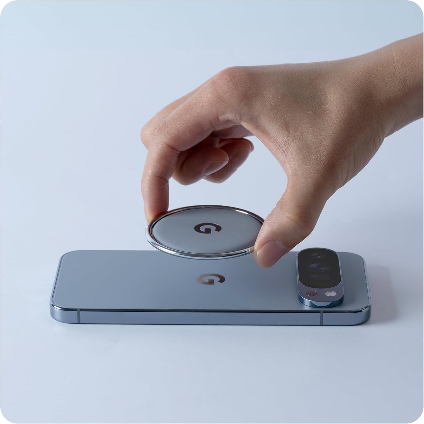 Βάση Δαχτυλιδιού Pixelsnap για τη σειρά Google Pixel 10, Γκρι