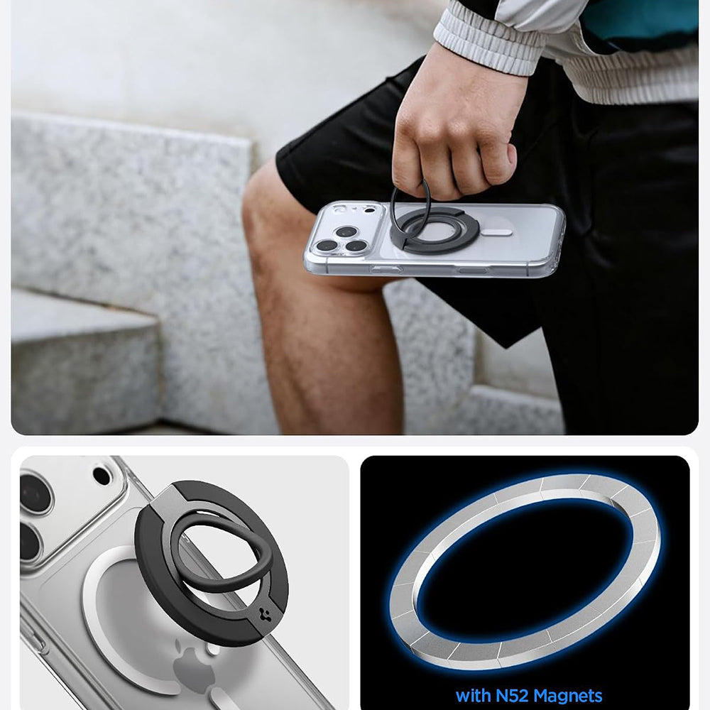Βάση Δαχτυλιδιού Spigen Dual Pop Mag S, Universal, Μαύρο AMP11735