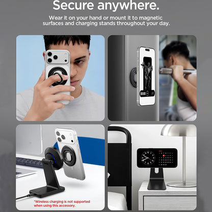 Βάση Δαχτυλιδιού Spigen O-Mag OM106, Universal, Μαύρο AMP09334