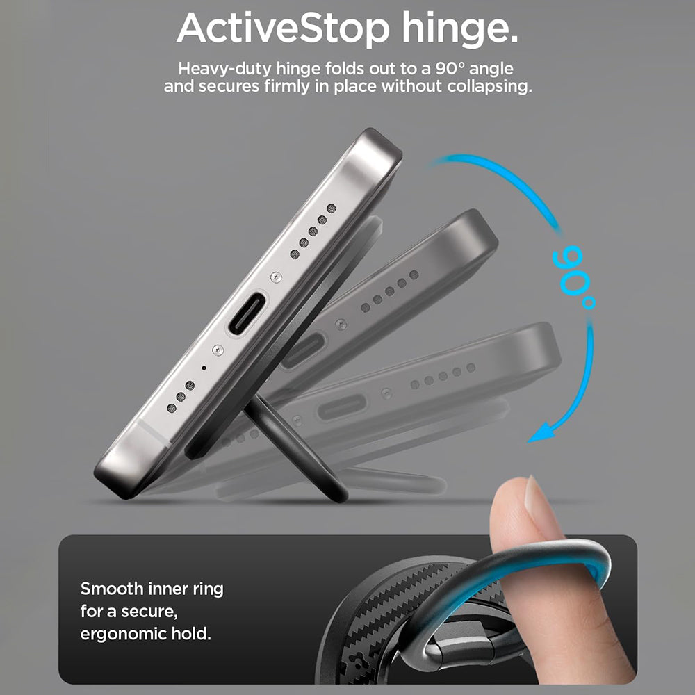 Βάση Δαχτυλιδιού Spigen O-Mag OM106, Universal, Μαύρο AMP09334