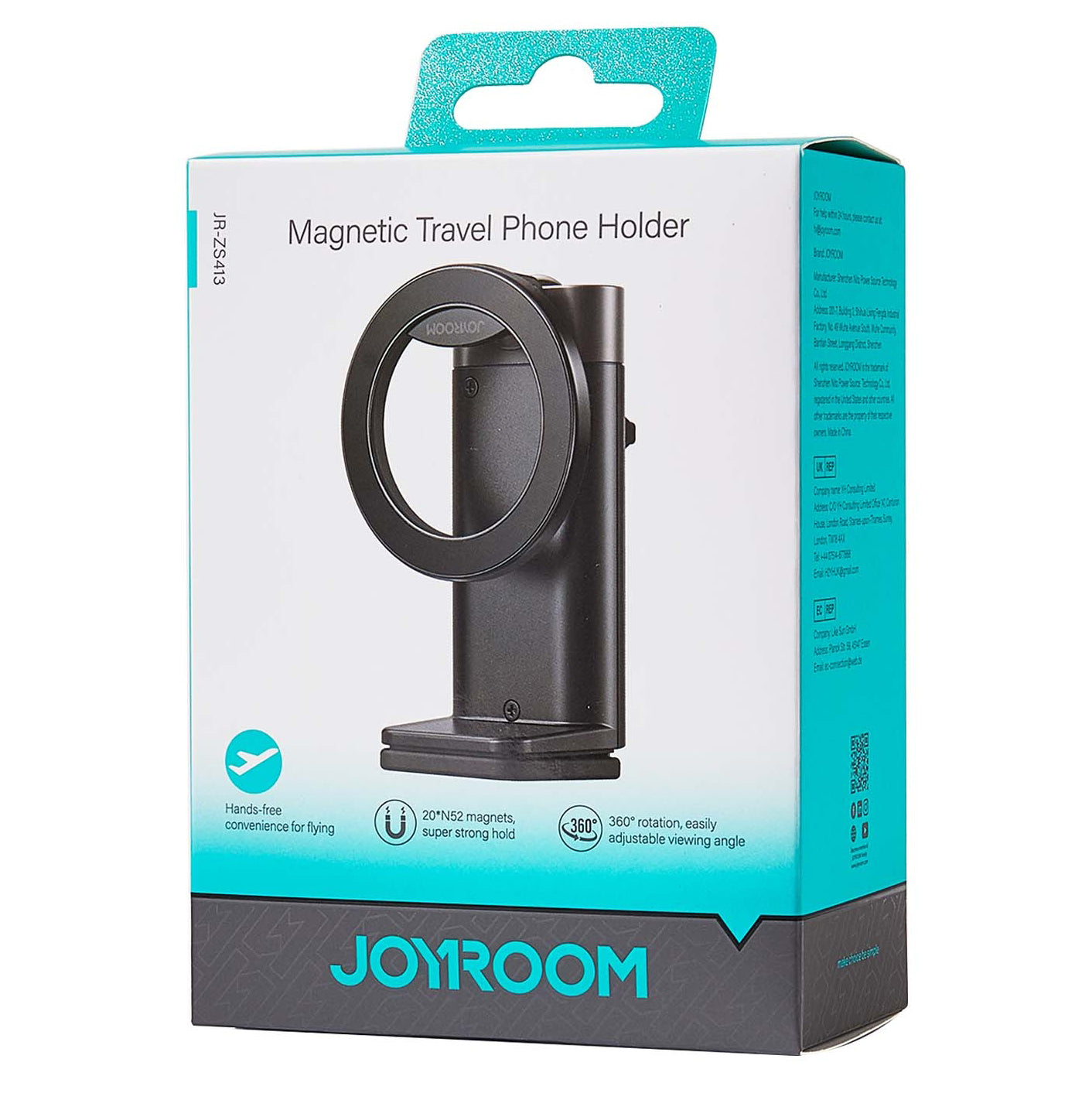 Joyroom JR-ZS413 Magnetic Holder, 4.7inch - 7inch, Black