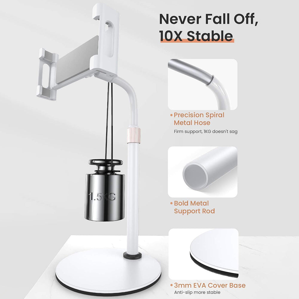 Βάση Γραφείου Lisen για Τηλέφωνο / Ταμπλέτα, 4.7inch - 12.9inch, Μαύρο YL0420050002