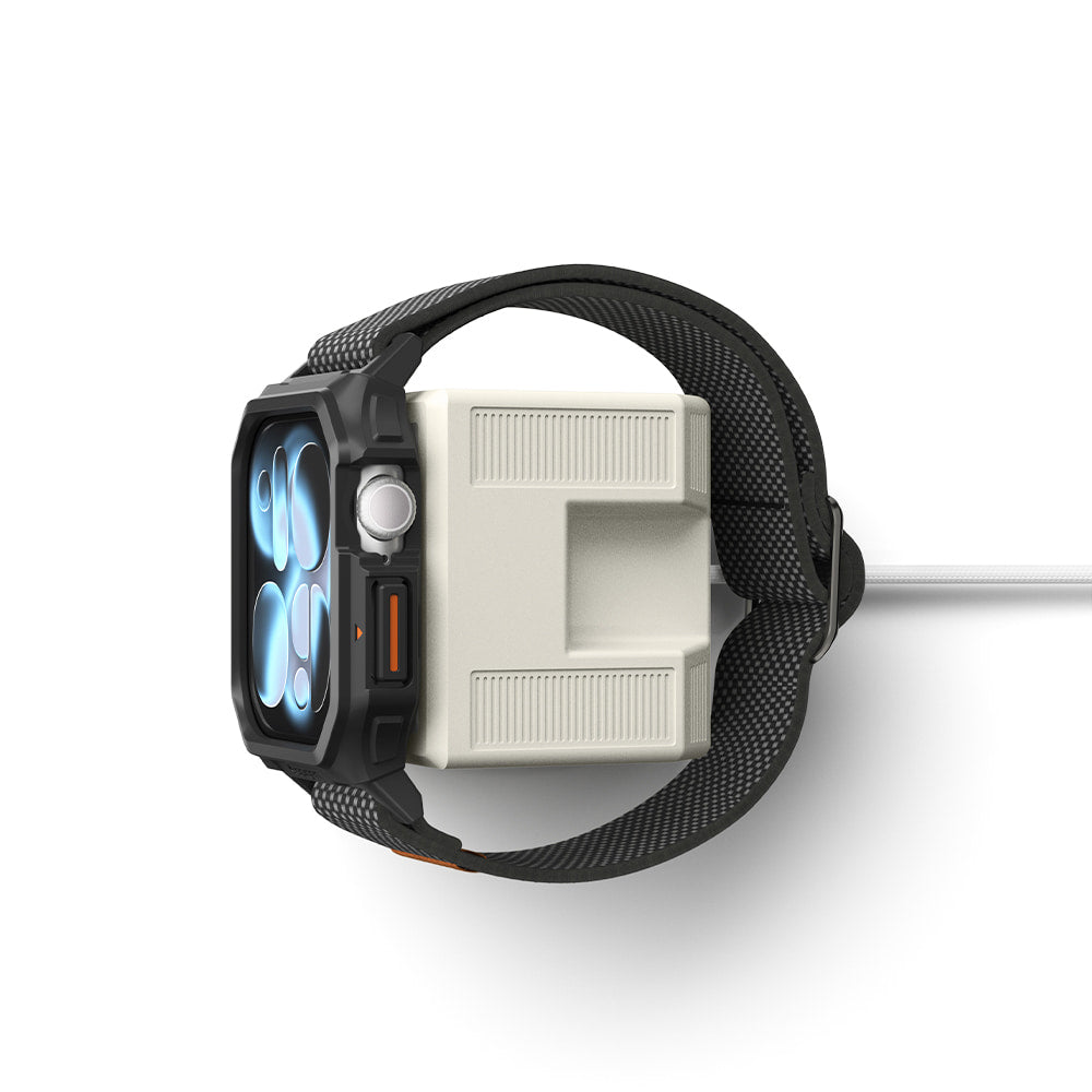 Βάση Spigen Classic LS για Ασύρματο Φορτιστή Apple Watch Series, Κρεμ AMP11668