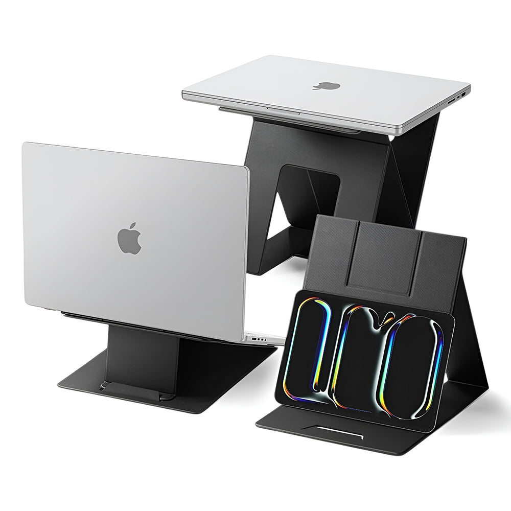 Spigen LD201-S10 Support for Laptop / Tablet, Black AMP11119