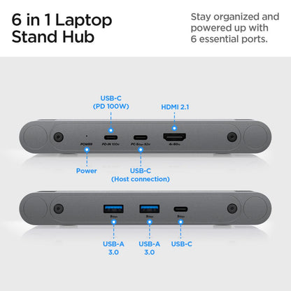 Spigen LD204H Laptop Stand, Silver
