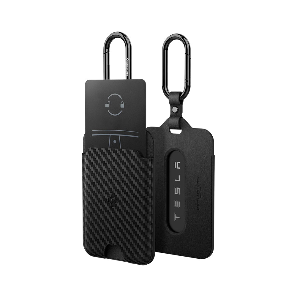 Βάση Spigen για Πληρωμές Κάρτας και Κλειδί Κάρτας Tesla, Σετ 2 τεμάχια, Μαύρο ACP08794